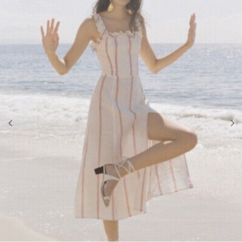 Like New Reformation Linen Dress - Picture 3 of 13